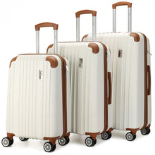  Collins Expandable Luggage Set - White